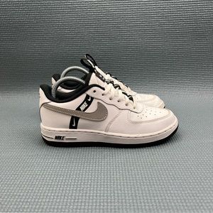 Nike Air Force 1 Low LV8 KSA White Reflective Silver Youth Size 2.5Y